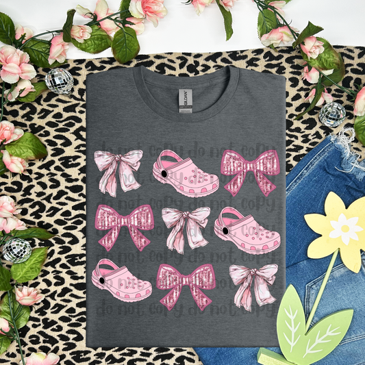 Shoes Pink coquette - DTF TRANSFER (WFD F25)