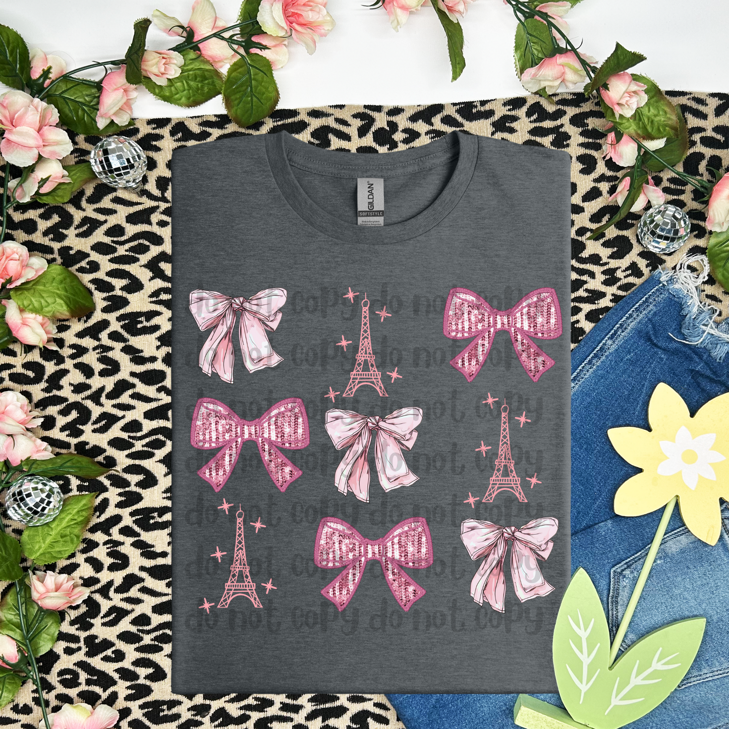 Paris Pink coquette - DTF TRANSFER (WFD F25)