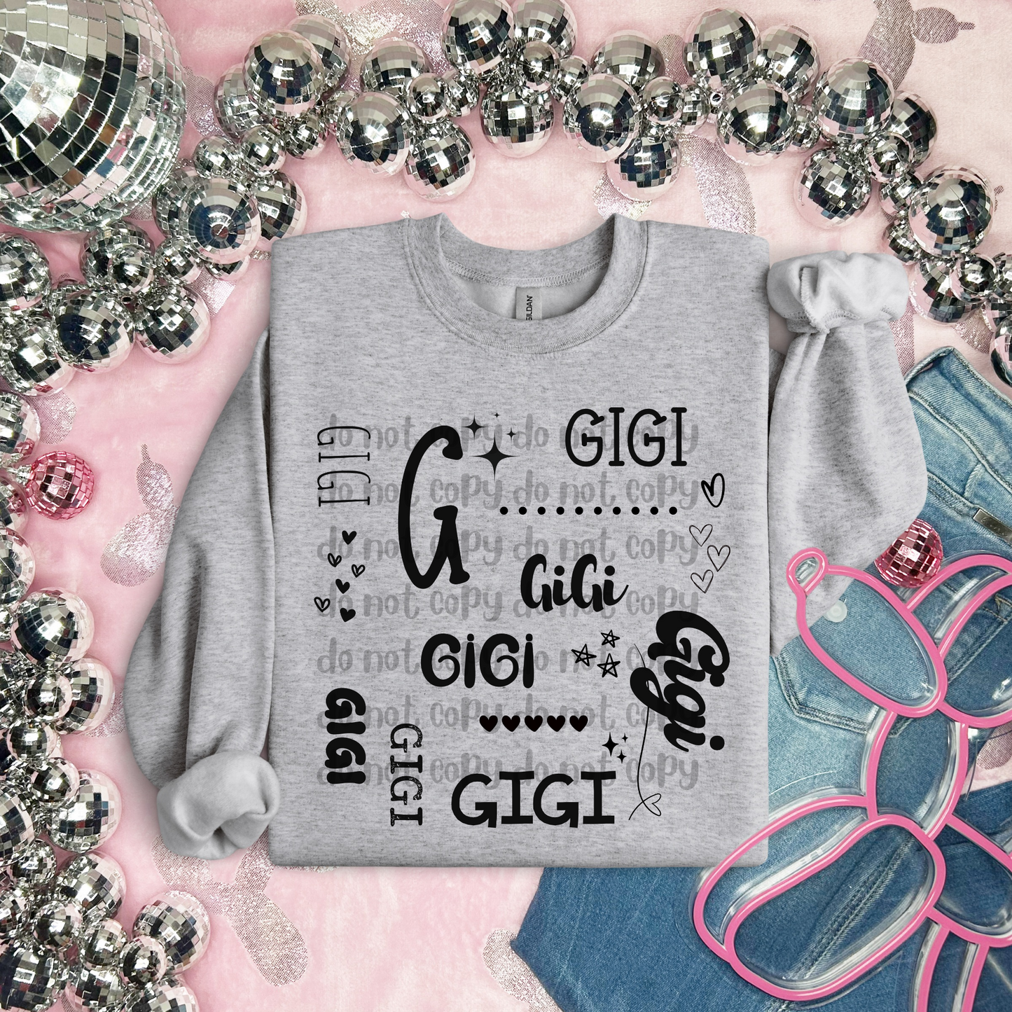 Gigi Typography Art-DTF TRANSFER (WFD M25)