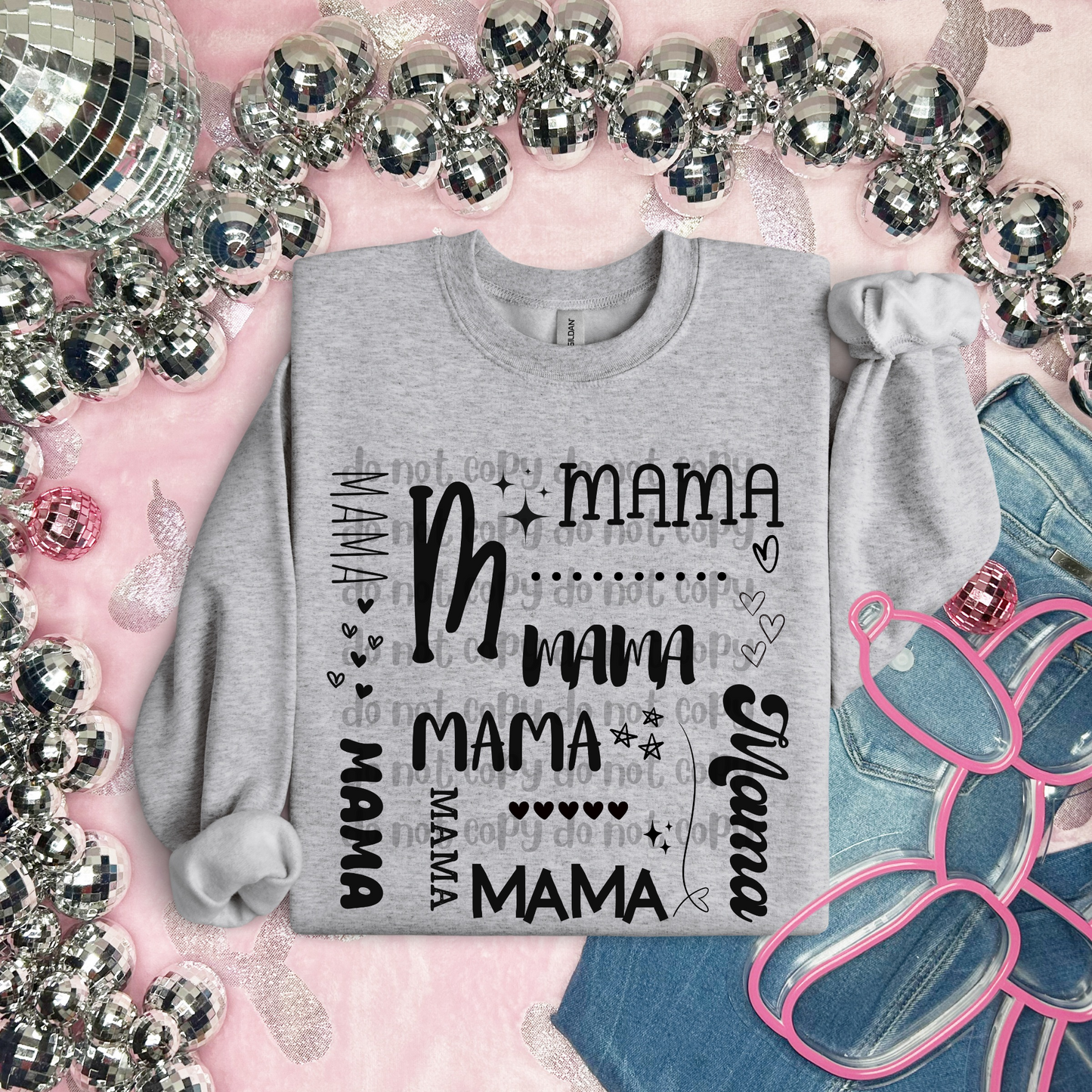 Mama Typography Art-DTF TRANSFER (WFD M25)