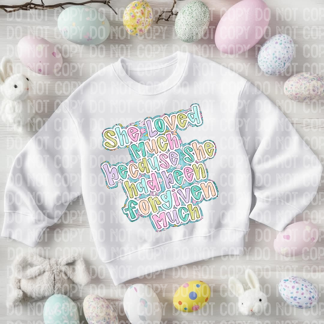 She was forgiven much-DTF TRANSFER (PP)