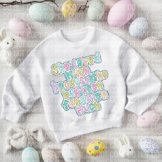 She was forgiven much-DTF TRANSFER (PP)