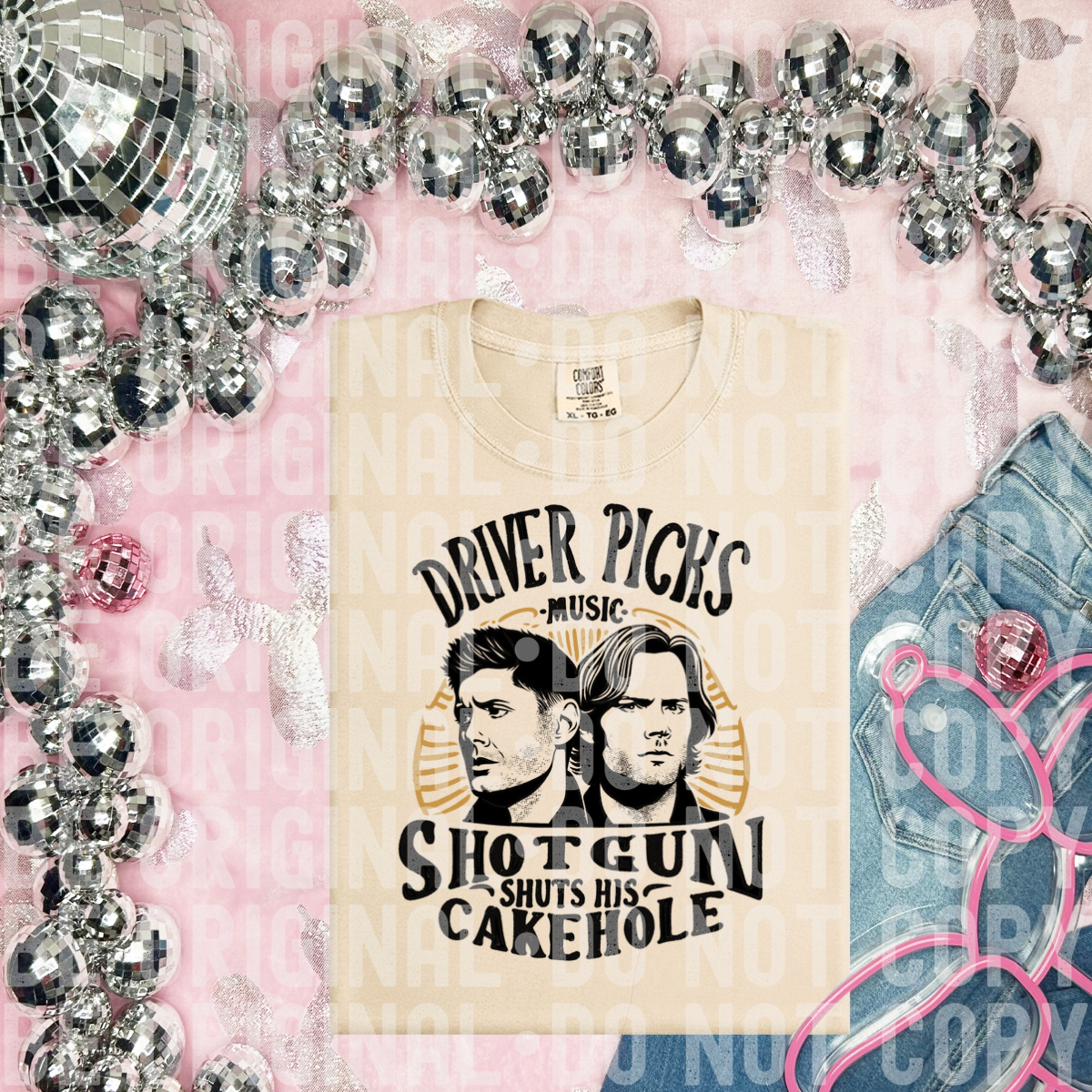 Driver picks the music-DTF TRANSFER (SN)