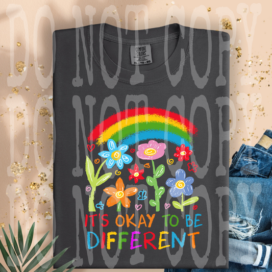 It's okay to be different- DTF TRANSFER (CFD)