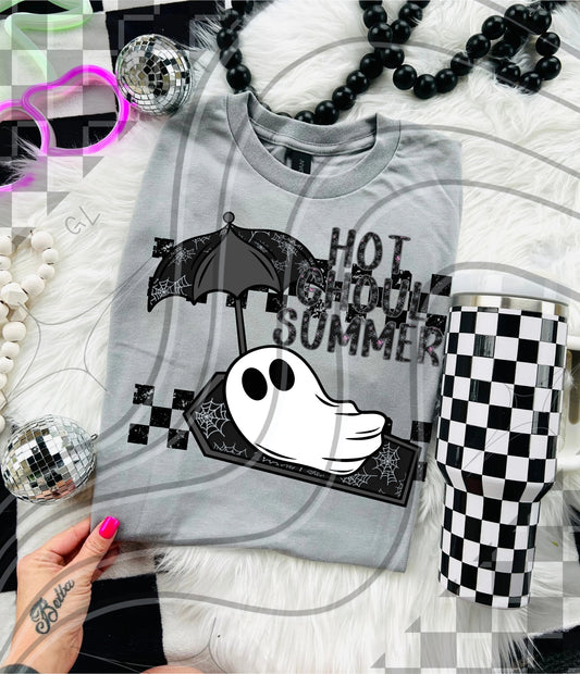 Hot Ghoul Summer Ghosty-DTF TRANSFER (Spooky Summer Collab)