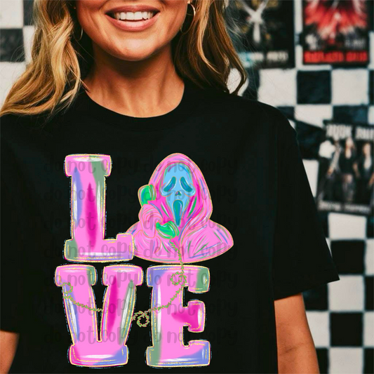 LOVE horror dude GF - DTF TRANSFER