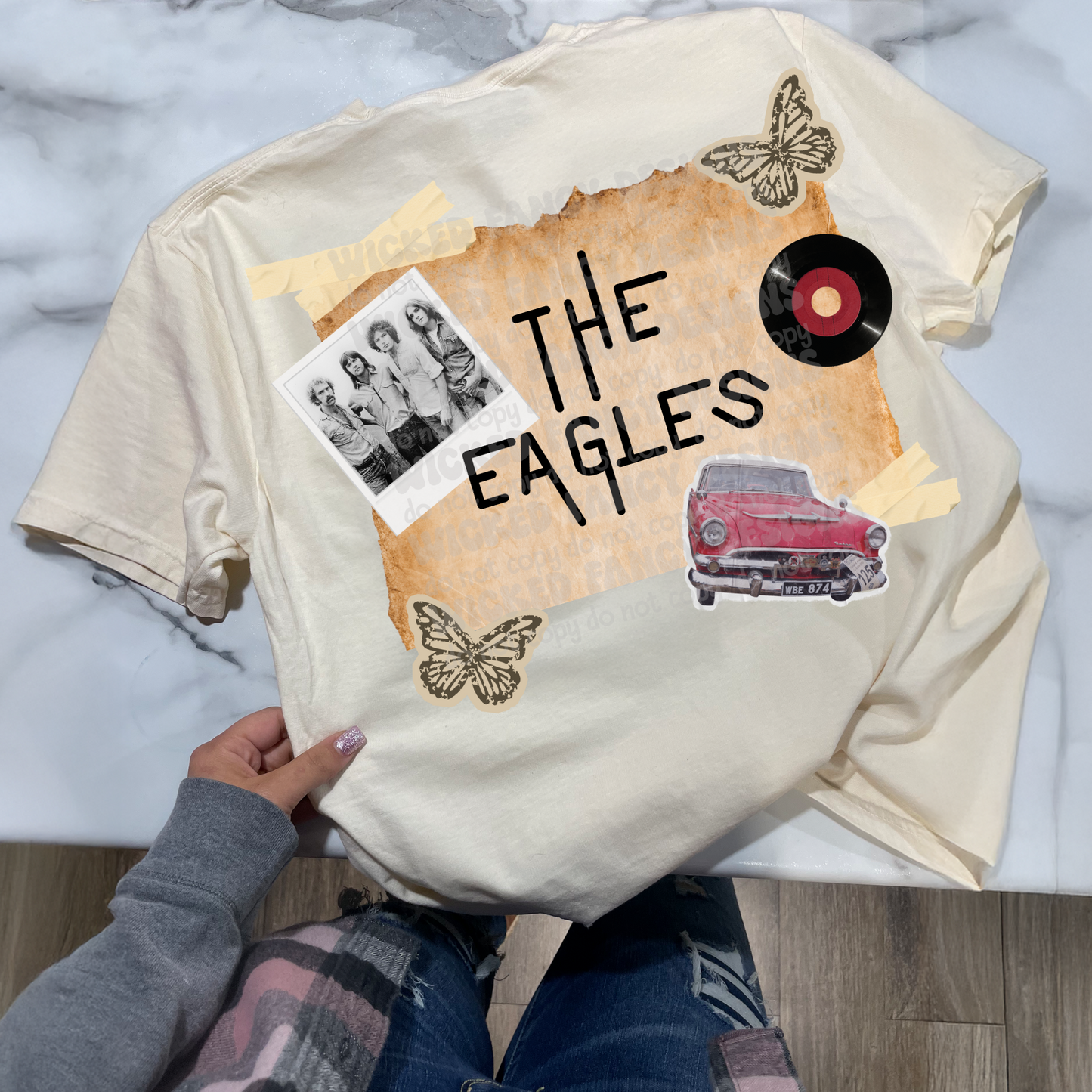 The Eagles collage - DTF TRANSFER (WFD)