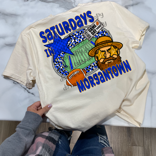 Mountaineers Morgantown Saturdays - DTF TRANSFER (JMD)