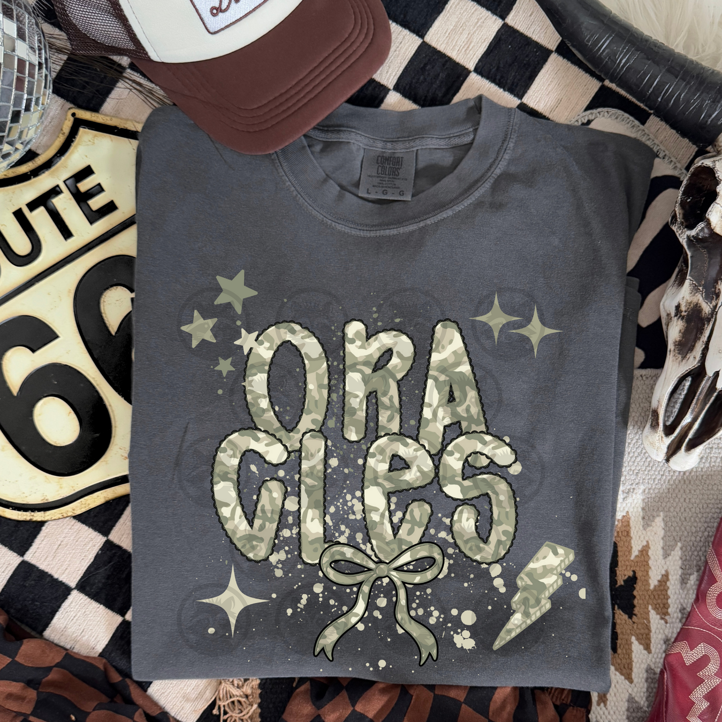 Oracles girly camo - DTF TRANSFER (WFD)