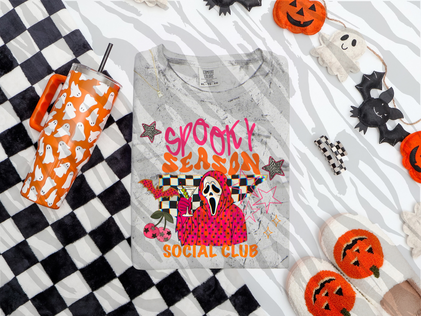 Spooky season social club - DTF TRANSFER (Talk spooky to me collab)