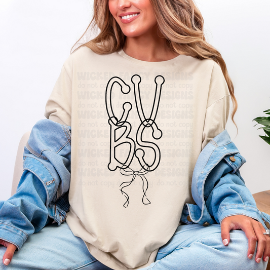 Cubs Bow - DTF Transfer (WFD AUG25)