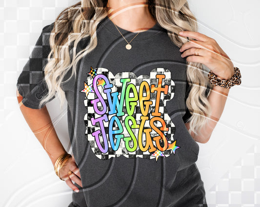 Sweet Jesus - DTF TRANSFER (GLD)