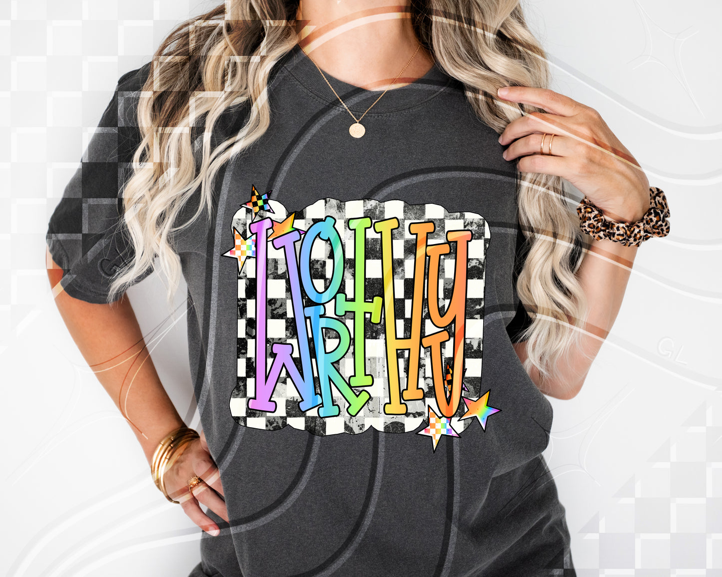 Worthy - DTF TRANSFER (GLD)