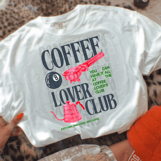 Coffee lover club - DTF TRANSFER (BBDC)