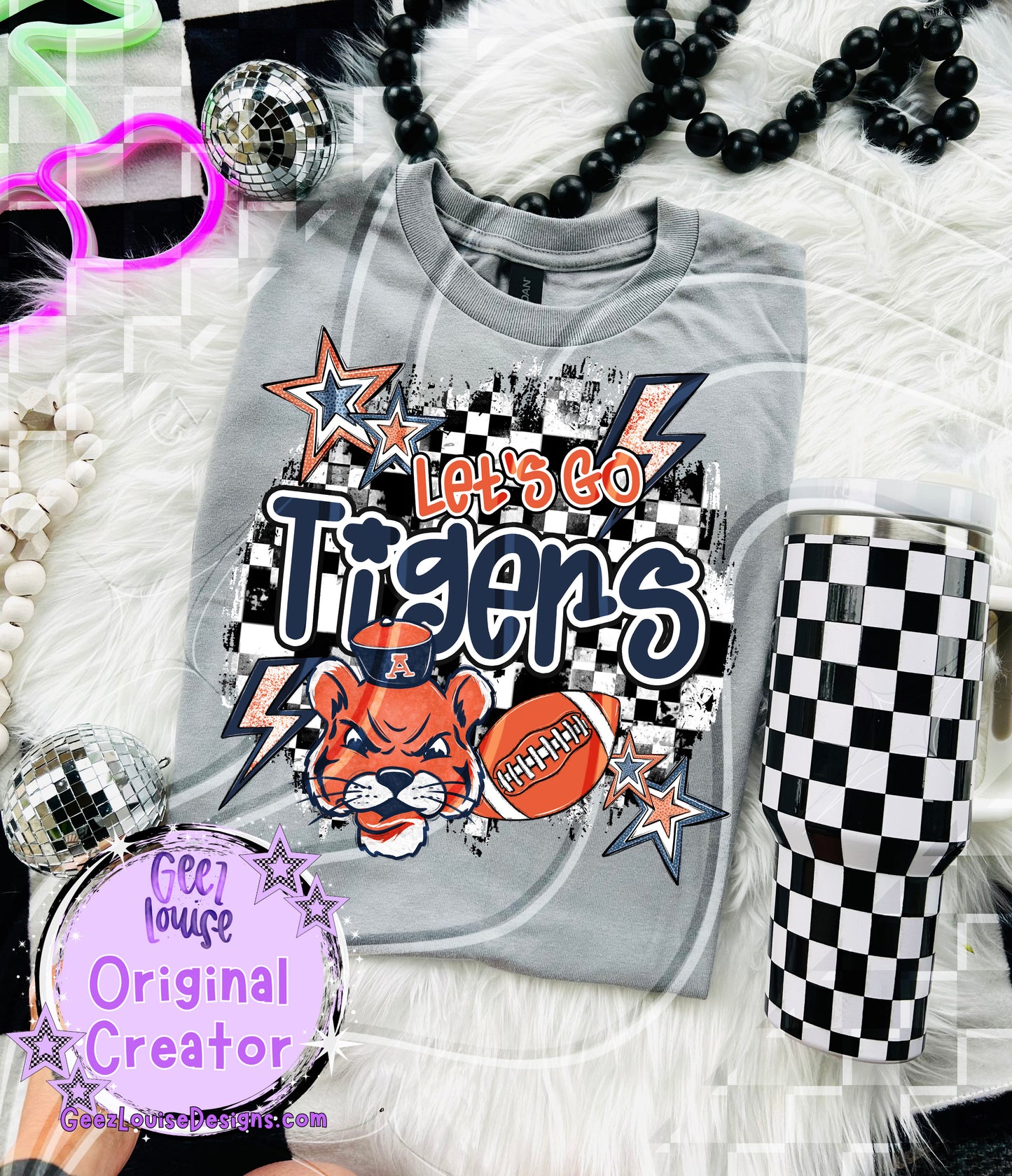 Let's go yellow A Tigers - DTF TRANSFER (GL925)