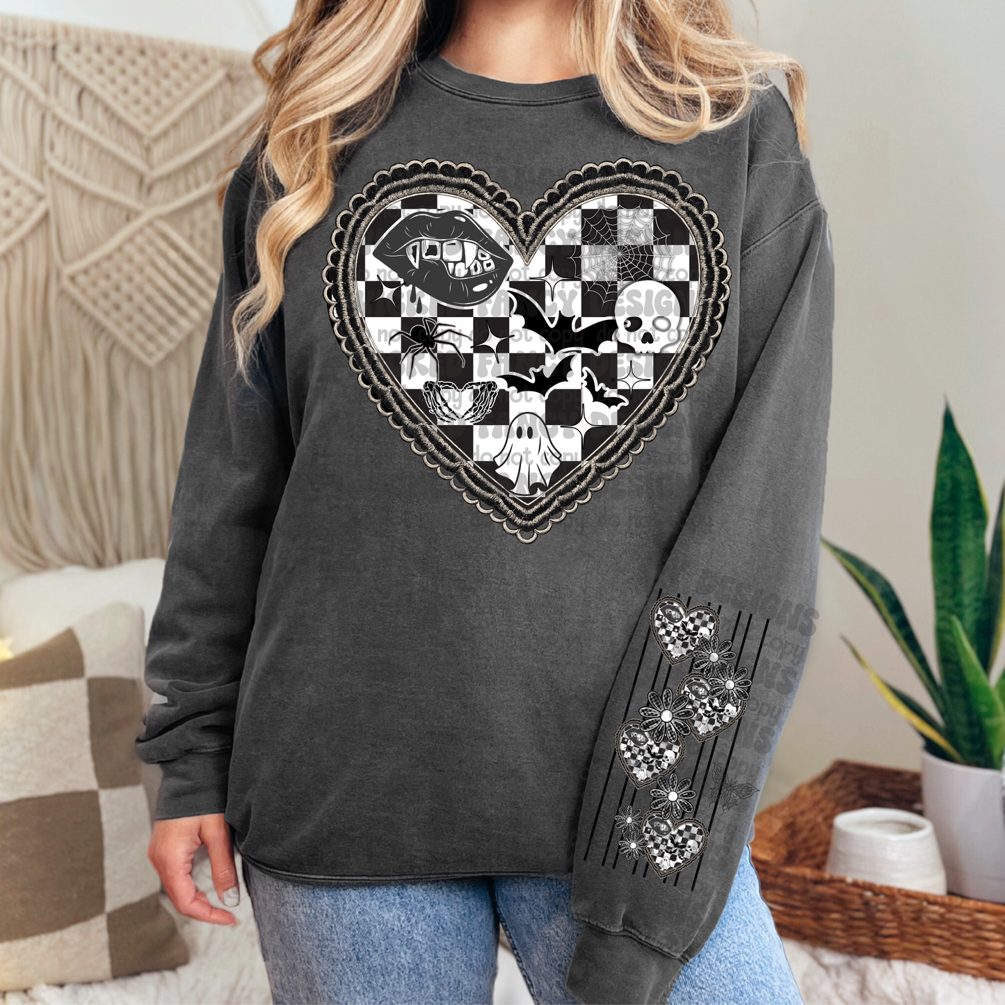 Spooky Heart - DTF TRANSFER (WFD AU25)