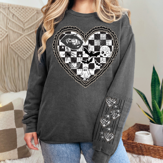 Spooky Heart - DTF TRANSFER (WFD AU25)