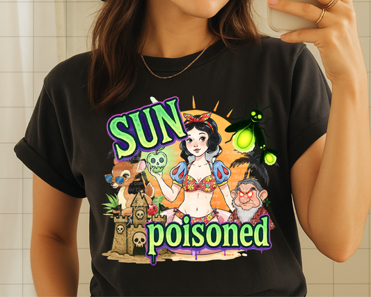 Sun Poisoned - DTF TRANSFER (Spooky Summer Collab)