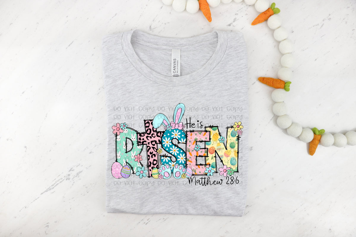 He is risen - DTF TRANSFER (Eggstravaganza multi designer collab)