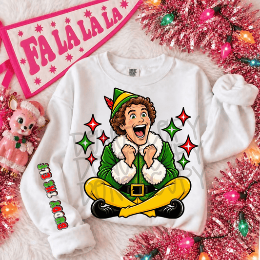 Elf cute Christmas characters DTF Transfer