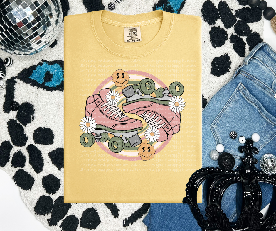 Retro skates-DTF TRANSFER (LDC/F23)
