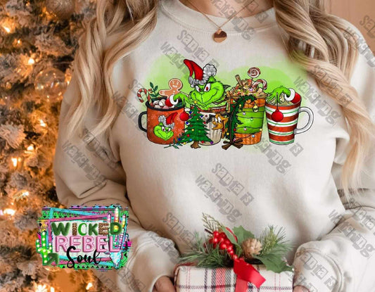 Christmas Coffees - DTF TRANSFER ONLY (WRS)