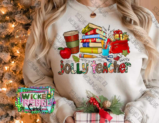 Jolly Teacher - DTF TRANSFER ONLY (WRS)