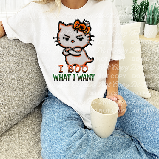 Hk I boo what I want - DTF TRANSFER (BYD)