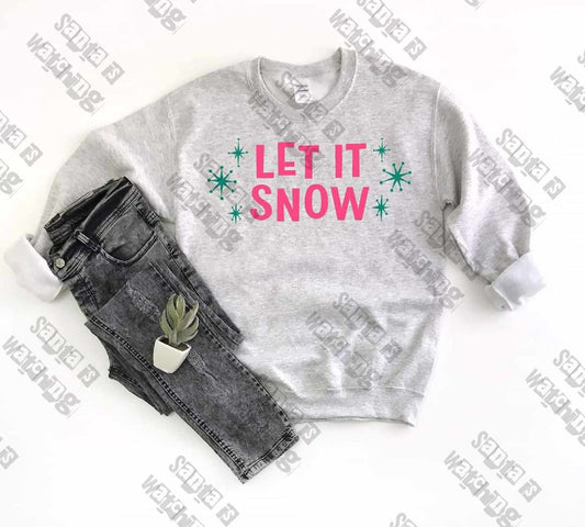 Let It Snow  - DTF TRANSFER ONLY (WRS)