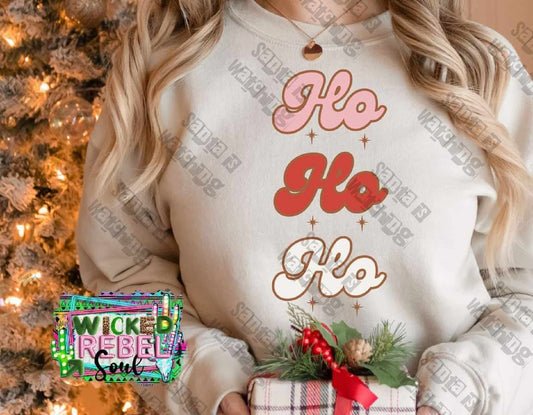 Ho Ho Ho - DTF TRANSFER ONLY (WRS)