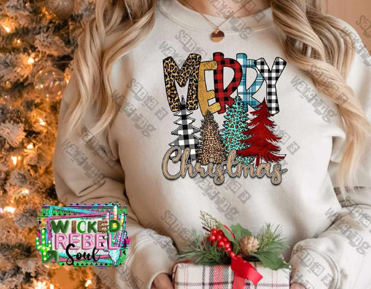 Merry Christmas - DTF TRANSFER ONLY (WRS)