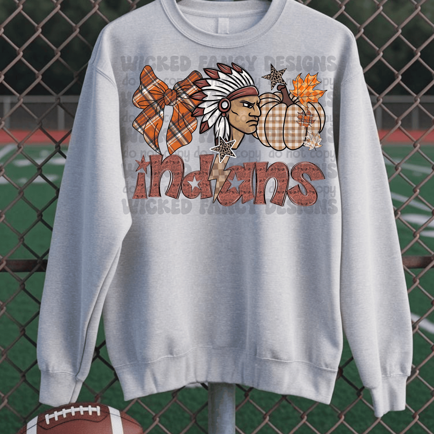 Indians (Maroon) Fall - DTF Transfer (WFD AUG25)