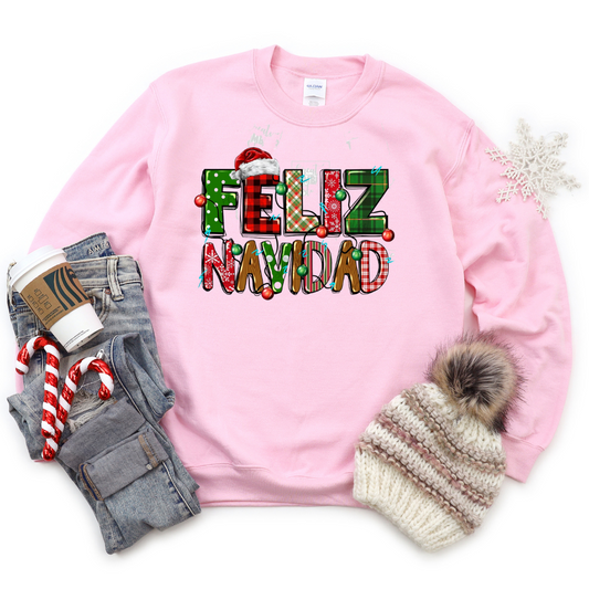 Feliz Navidad lights - DTF TRANSFER ONLY