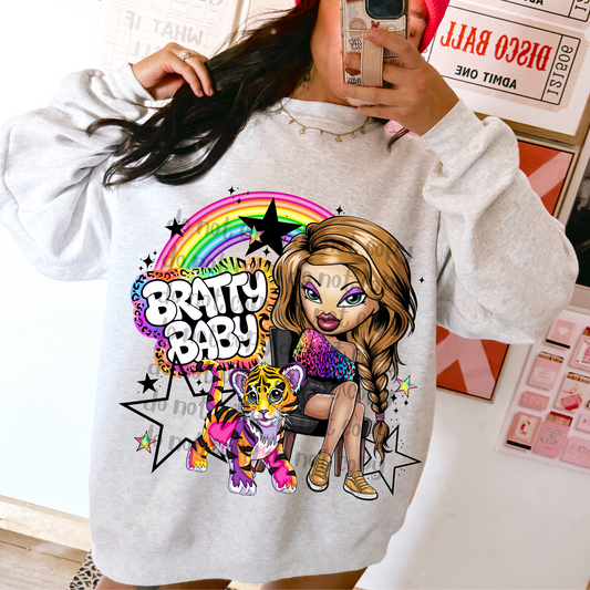 Bratty Baby - DTF TRANSFER (BXB COLLAB SAVED/SSDD)