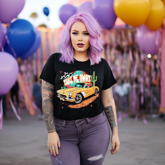 Take me away - DTF TRANSFER (Cosmic Retrograde Collab)