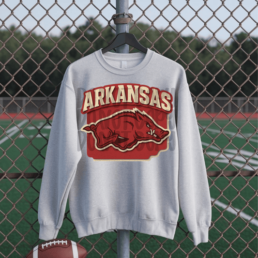 Outline mascot ; Razorbacks bundle - DTF TRANSFER (SYM)