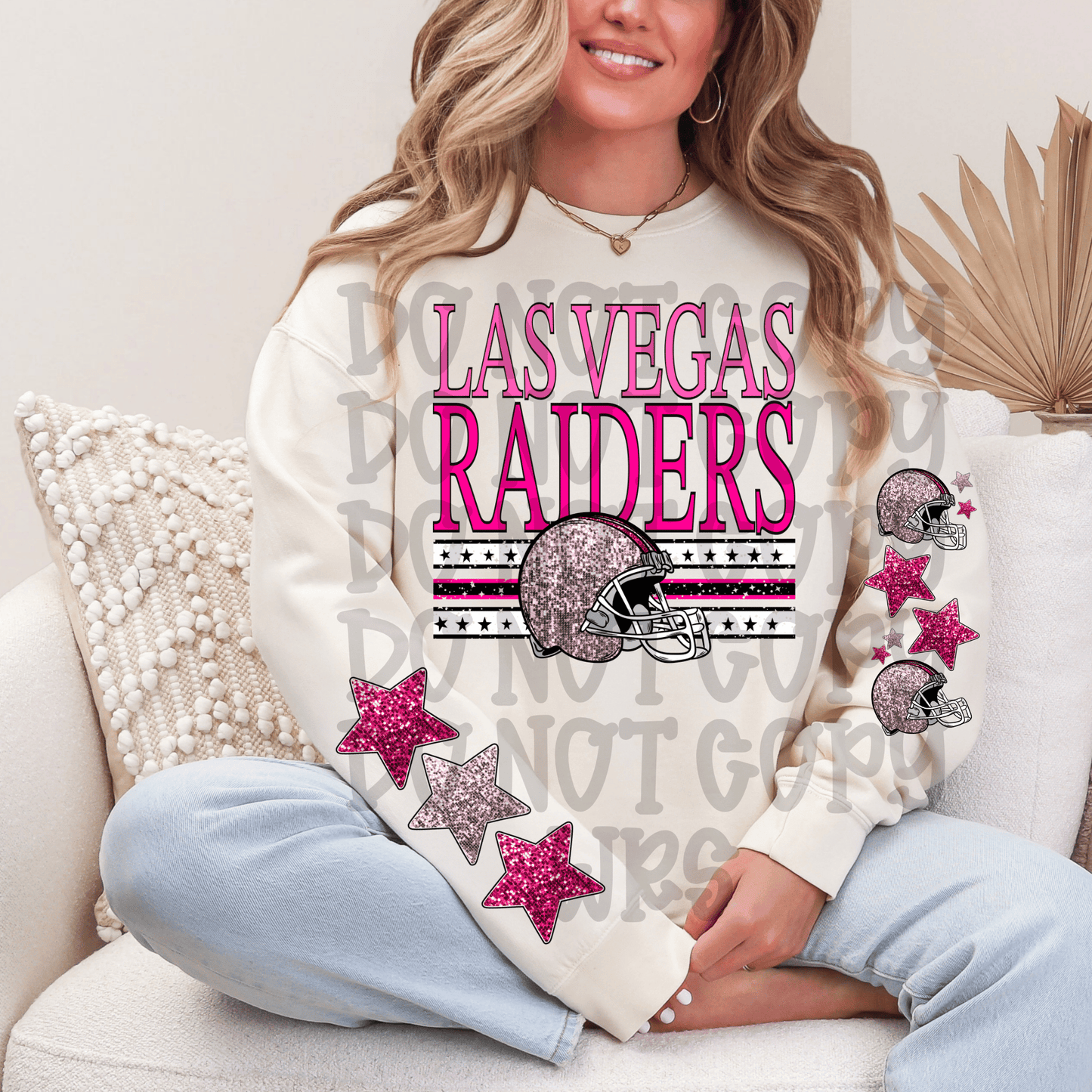 Pink sequin Football Design CHOOSE YOUR TEAM DTF TRANSFER (MMD)