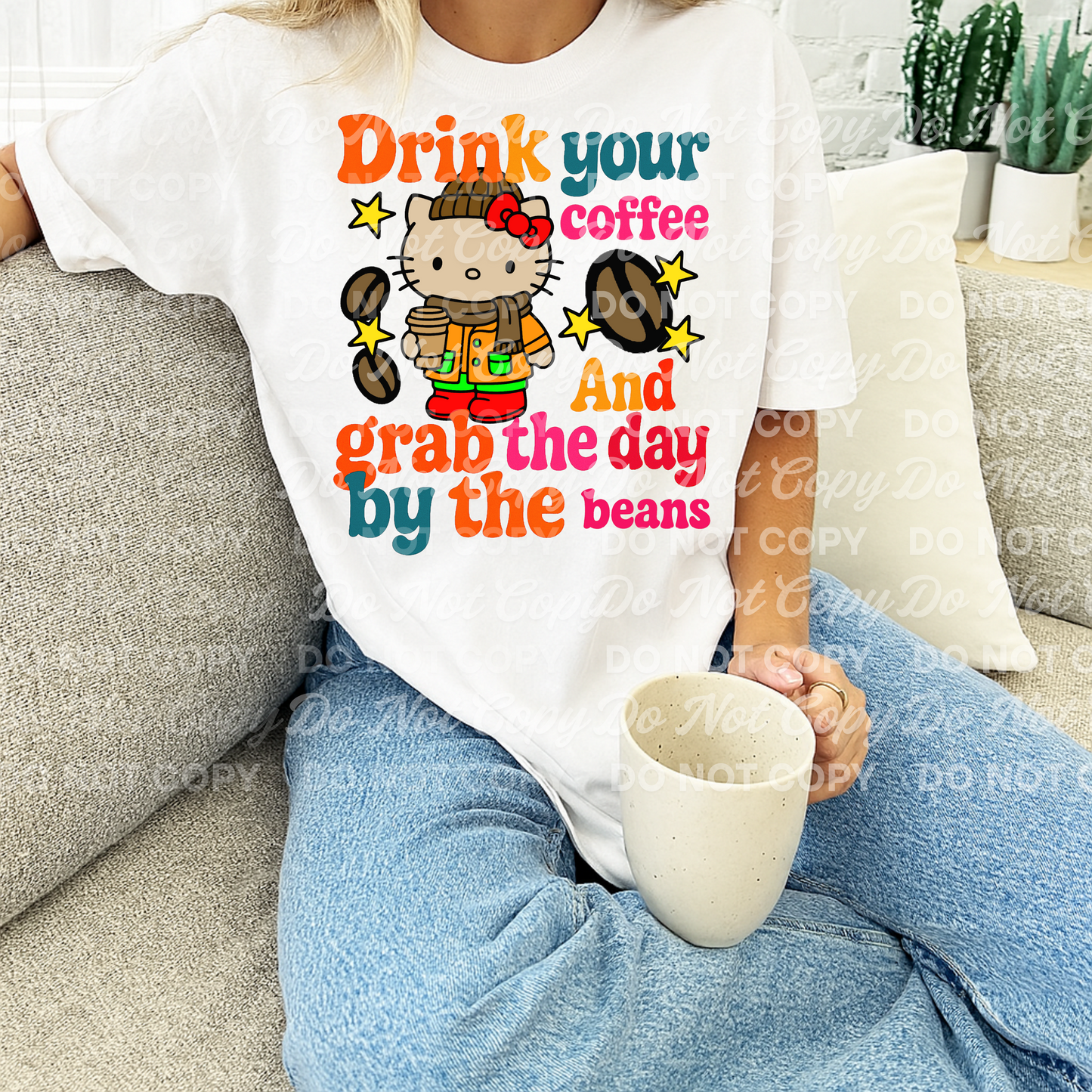 Drink your coffee hk - DTF TRANSFER (BYD)