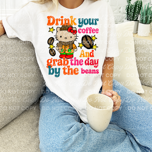 Drink your coffee hk - DTF TRANSFER (BYD)