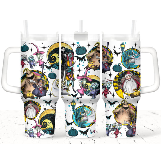 NBC ; UV DTF 40OZ TUMBLER Wrap (top & bottom) Holiday kickoff collab