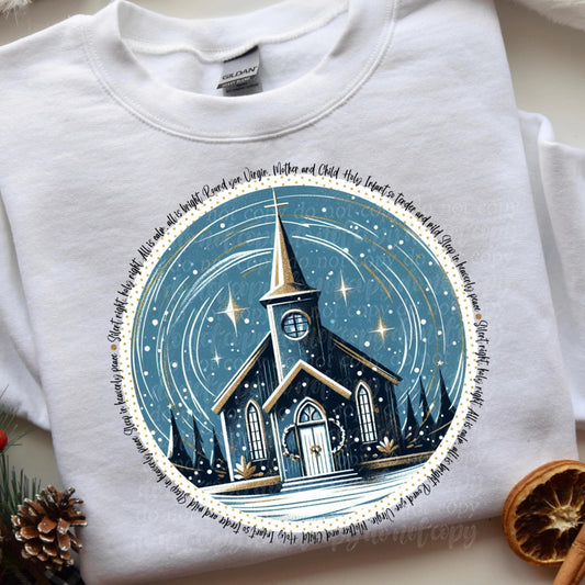 Silent night- DTF TRANSFER (MG Xmas fundraiser)