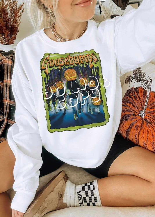 Goosebumps pumpkin head- DTF TRANSFER (RTD/SSD)