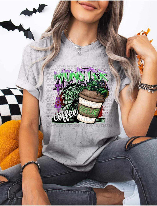 Monster without coffee - DTF TRANSFER (RTD/SSD)