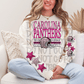 Pink sequin Football Design CHOOSE YOUR TEAM DTF TRANSFER (MMD)