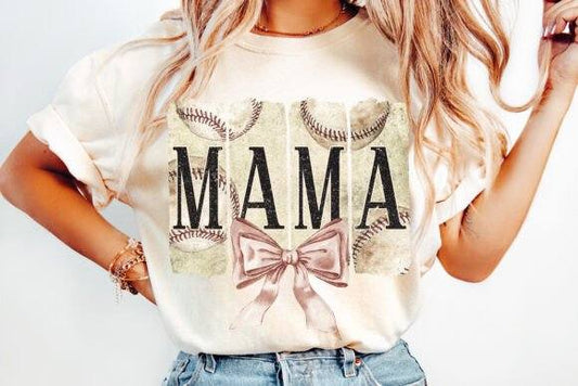 Baseball Mama DTF TRANSFER (CFD)