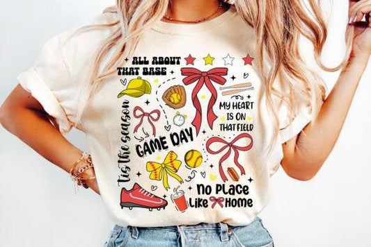 Game Day (Softball) Collage - DTF TRANSFER (CFD)