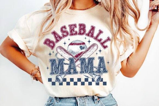 Baseball Mama - DTF TRANSFER (CFD)