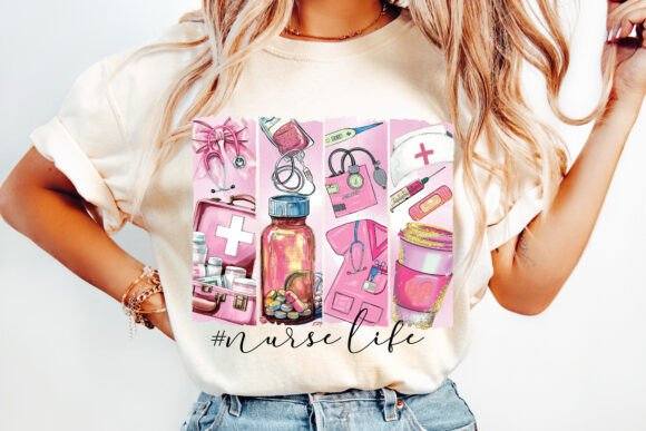 Nurse Life - DTF TRANSFER (CFD)