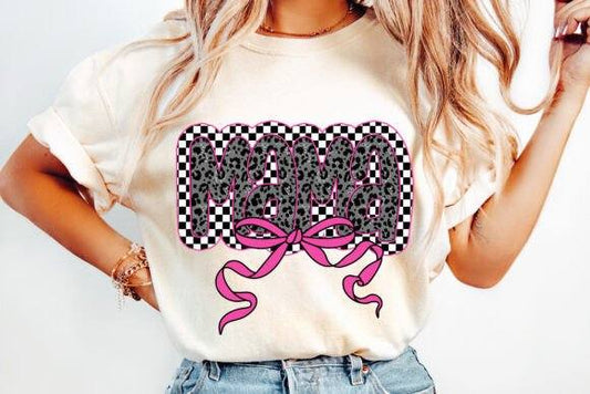 Leopard Print Mama - DTF TRANSFER (CFD)