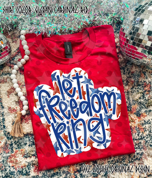 Let freedom ring #2 - DTF TRANSFER (GLD AP26)